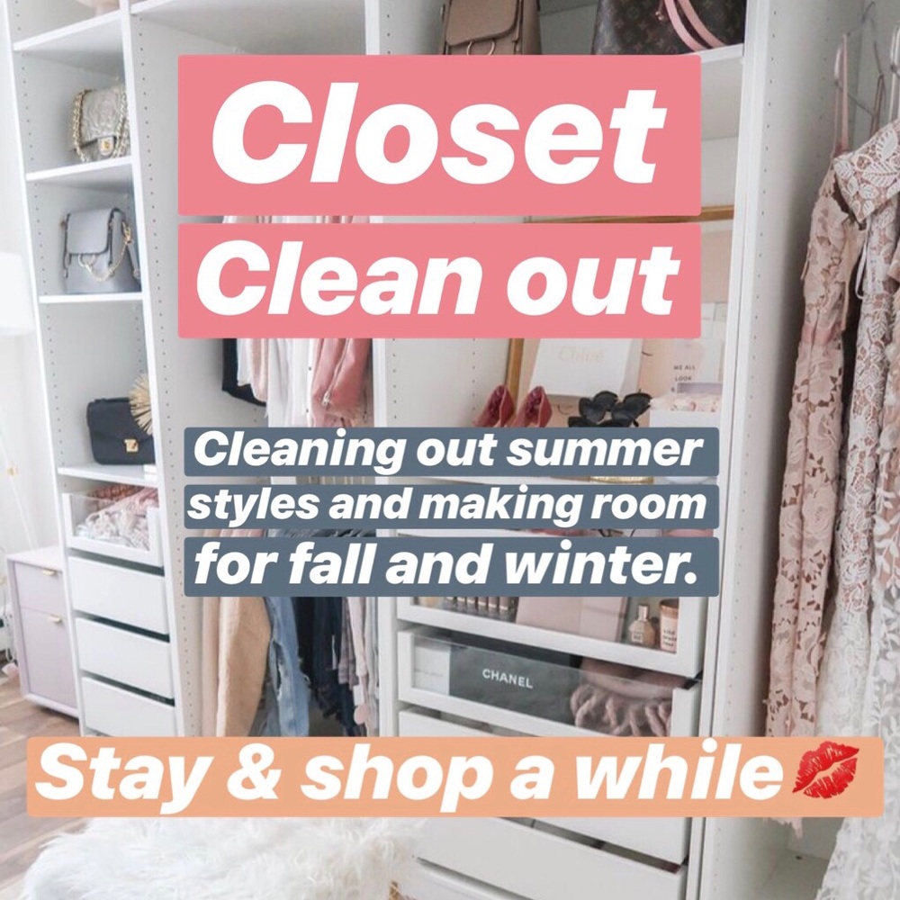 CLOSET CLEAN OUT ✨